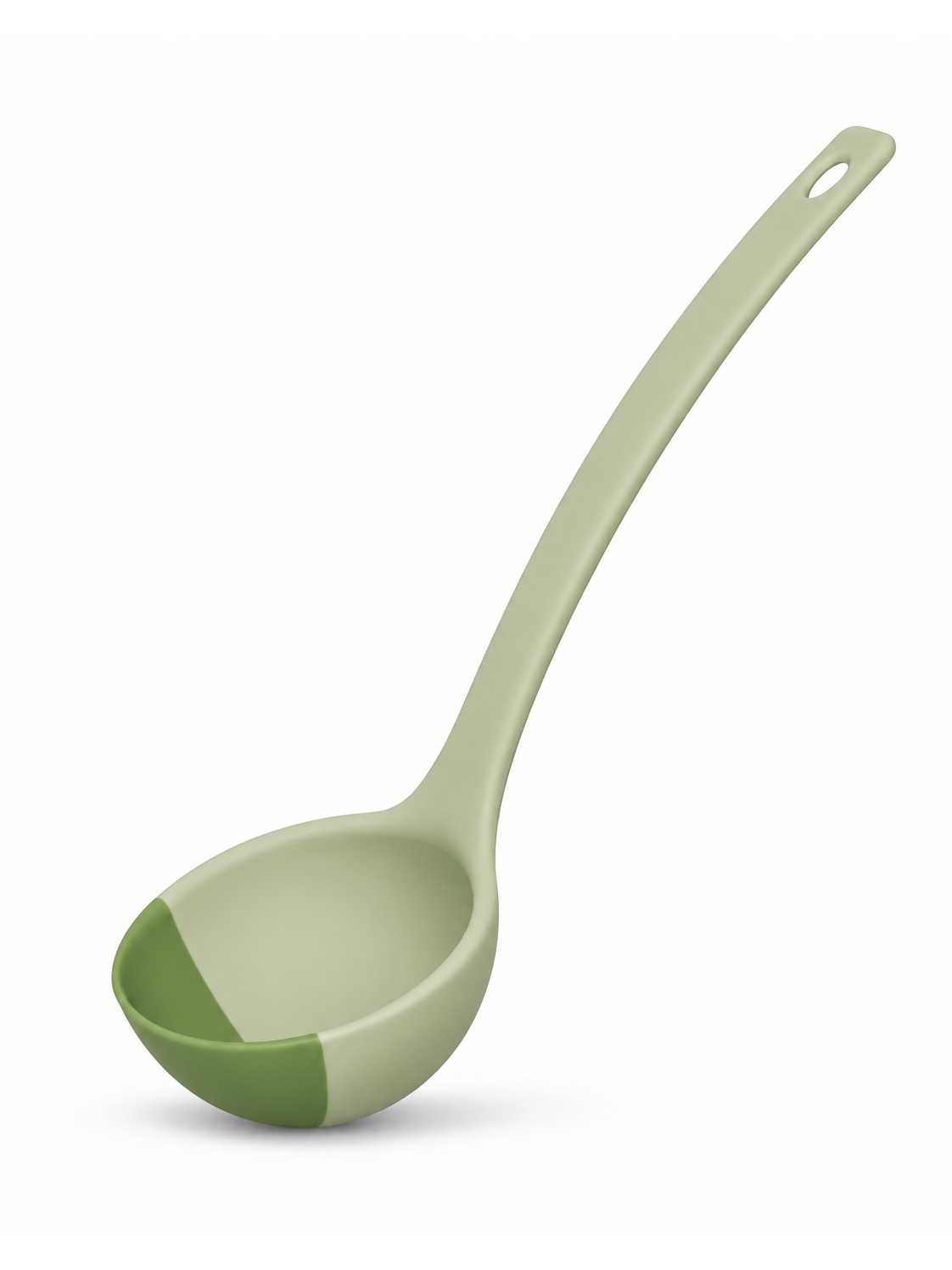 Silicone Spoon - Colorful Silicone Spatula Ladle with a Soft Top to Mold to your Pots & Pans.