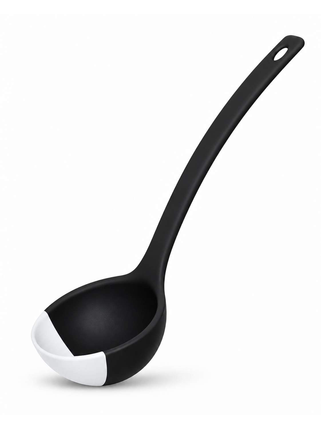 Silicone Spoon - Colorful Silicone Spatula Ladle with a Soft Top to Mold to your Pots & Pans.