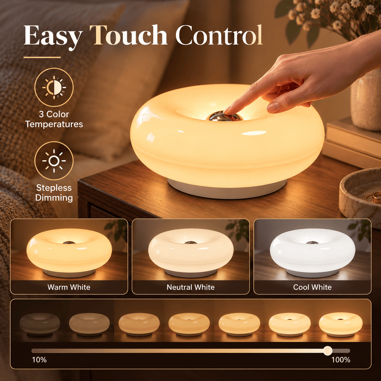 Donut Glow Ambient Lamp
