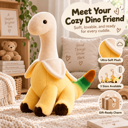 Cozy Dino Plush – Soft Long-Neck Dinosaur Stuffed Animal