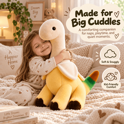 Cozy Dino Plush – Soft Long-Neck Dinosaur Stuffed Animal